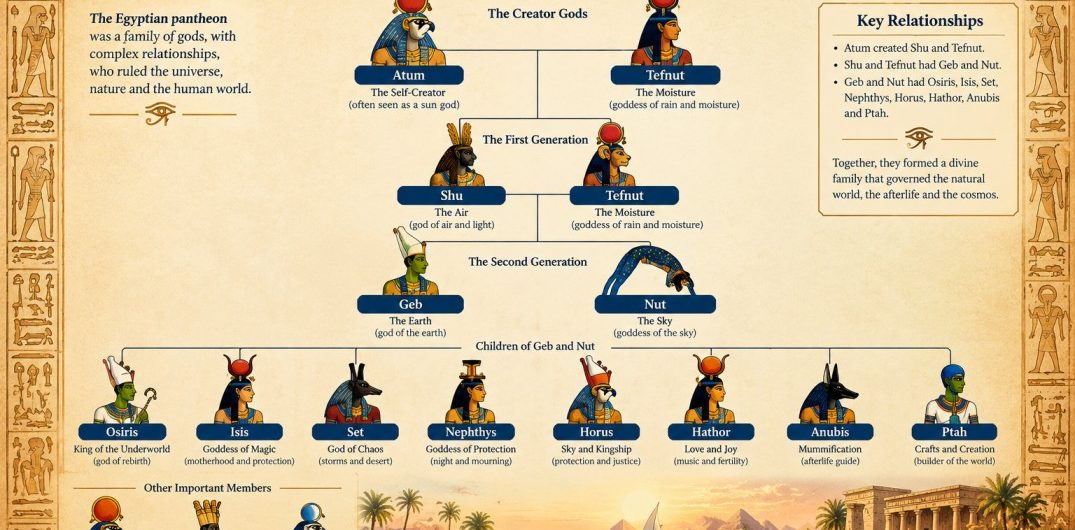 Egyptian Gods Family Tree